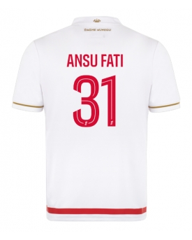 Billige Fotballdrakt AS Monaco Ansu Fati #31 Replika Hjemmedrakt 2025-26 Kortermet Billige Fotballdrakt AS Monaco Ansu Fati #31 Replika Hjemmedrakt 2025-26 Kortermet